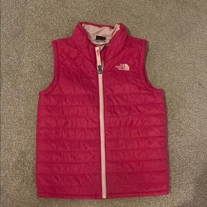 The North Face Pink Puffer Vest
